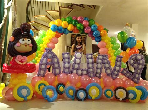 birthday party balloon decorations  balloons
