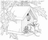 Coloring Mouse House Stamps Stampendous Pages Trick Rubber Tweet Stamp Book Adults Cling Mounted Digital Printable Franticstamper Color Colouring Christmas sketch template