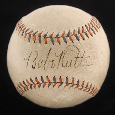 Circa 1934 Babe Ruth Single Signed Baseball