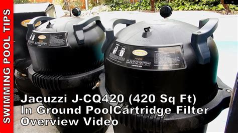 jacuzzi  cq  sq ft  ground pool cartridge filter  priced   youtube