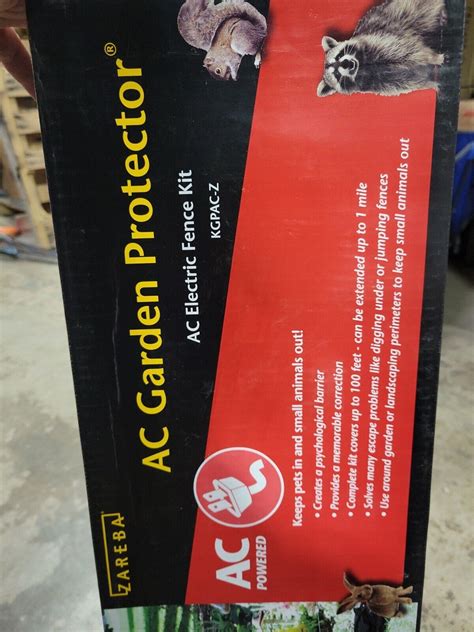 Zareba Garden Protector Ac Electric Fence Kit 85868200533 Ebay