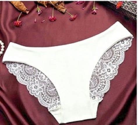 women sexy wings lace panties briefs underwear elastic size xl white