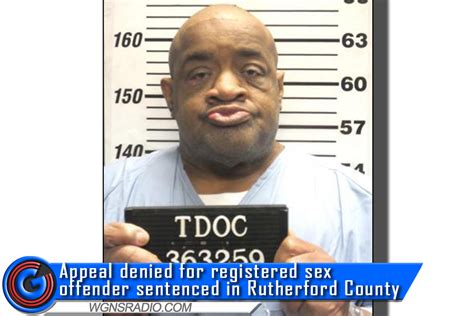 Murfreesboro Man To Remain Behind Bars And On Sex Offender Registry