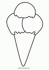 Cone Sundae Pippi Calendar sketch template