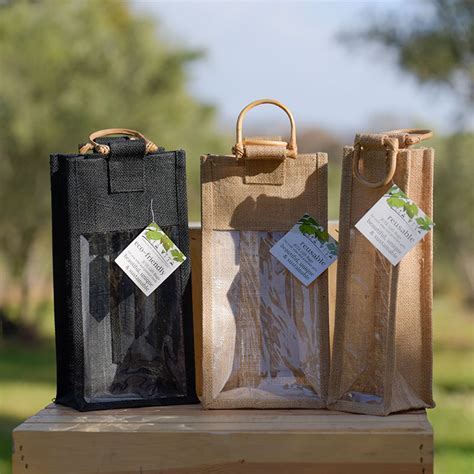 jute gift bags calolea olive oil