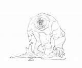 Clayface Arkham Batman City Coloring Face Pages Another sketch template