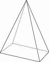 Pyramid Rectangular Clipart Square Math Base Rectangle Right Triangular 3d Pyramids Prism Shapes Grade Faces Etc Science Gif Original Usf sketch template