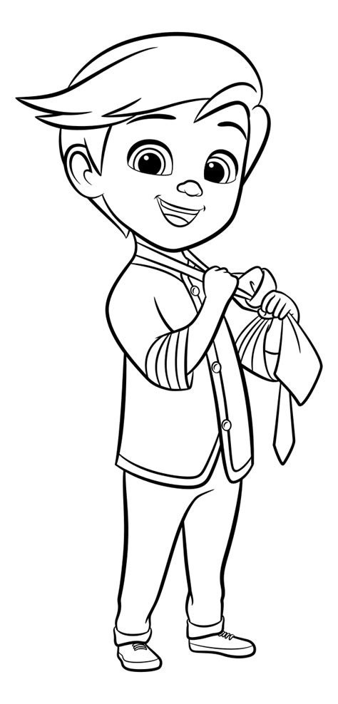 boss baby coloring pages    print