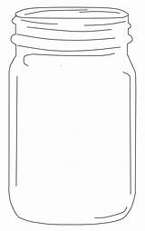 Jar Mason Printable Template Jars Templates Clip Cards Empty Print Outline Invitations Coloring Printables Open Preschool Card Colored Stamps Gift sketch template