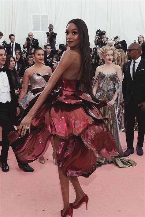 iconic on twitter jourdan dunn wore a zac posen gown to the met gala