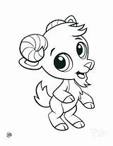 Coloring Baby Animals Pages Animal Cute Printable Cartoon Print Crayola Goat Printables Kids Drawings Colouring Touch Magic Drawing Color Sheets sketch template