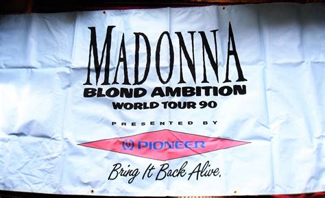 Madonna Massive Blond Ambition Tour Concert Banner La Venue Promo 4 Ft