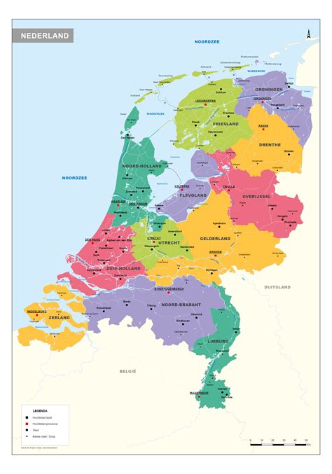 nederland kaart kaart