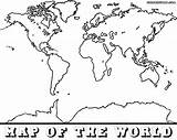 Coloring Directions Colorings Worldmap sketch template