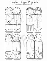 Puppets Stations Easter sketch template