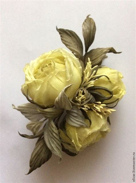 Пин от пользователя hiro на доске コサージュ Розы из ткани Тканевые цветы и Шёлковые цветы