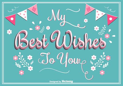 wishes greeting card   vector art stock graphics
