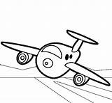 Landing Coloring Plane Coloringcrew Gif Book sketch template