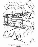 Coloring Pages Train Winter Printable Color Kids Trains Polar Express Clip Printables Sheets Coal Blank Print Engine Choo Little Could sketch template