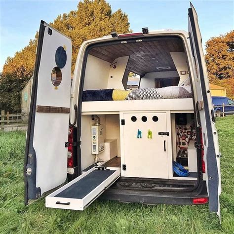 projectvanlife  instagram  pet friendly campervan layout  middle compartment