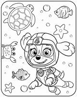 Paw Patrol Coloring Zuma Pages Printable Skye Marshall Rocky Getcolorings sketch template
