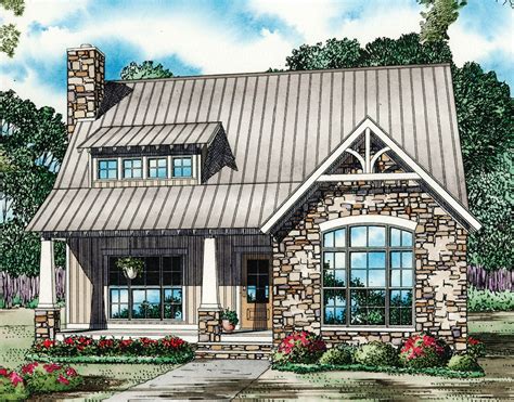 rustic cottage  craftsman mountain vacation narrow lot st floor master suite