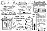 Neighbourhood Dibujado Barrio sketch template
