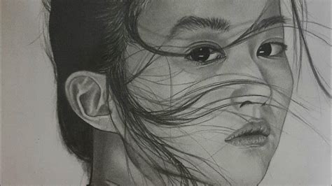 drawing liu yifei pencils sketch mulan draw  realistic