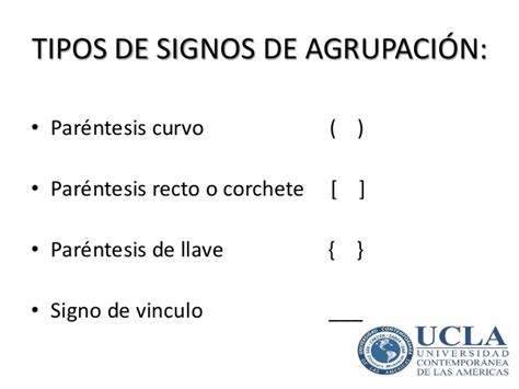 Signos De Agrupación — Wikisabio