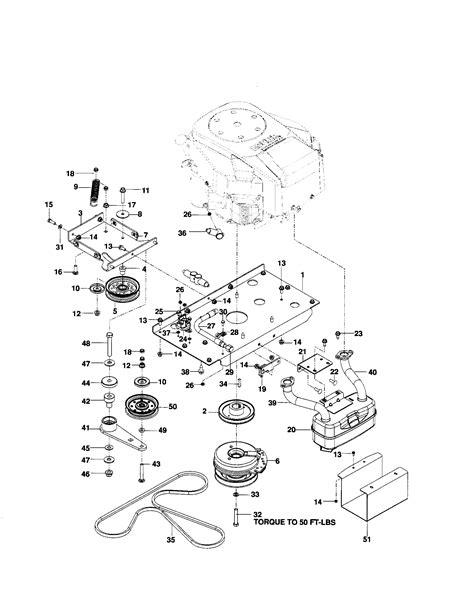 husqvarna mower deck belt diagram