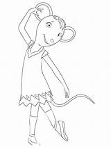 Ballerina Angelina Coloring Pages sketch template
