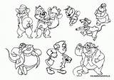 Coloring Pages Chip Dale Disney Cartoons Print Rangers Rescue Gadget Gif Jack Coloringhome Fat Popular Hackwrench Monterey sketch template
