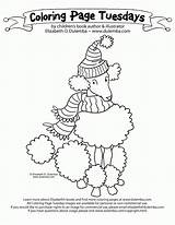 Coloring Poodle Pages Kids French Tuesdays Poodles Together Go Comments Dulemba Big Coloringhome sketch template