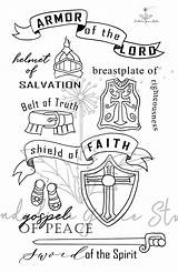 Armor Bible Journaling Coloring Faith Prayer Lord Printable Etsy God Pages Shield Truth Journals Sold Belt Scripture sketch template