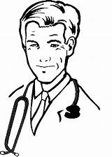 Doctor Coloring Pages sketch template