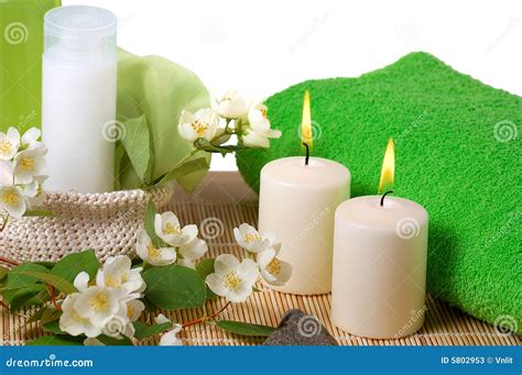 green spa stock  image