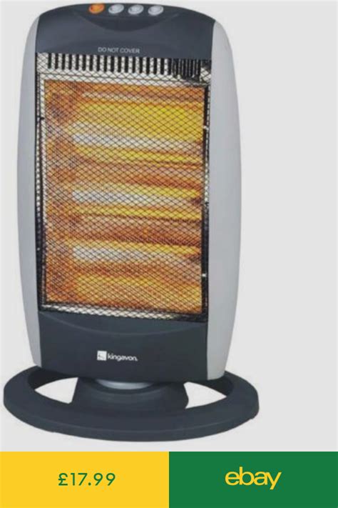 daewoo hea  oscillating portable halogen heater  sale  ebay daewoo heater