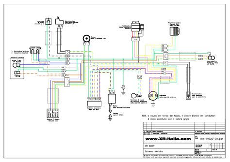 wiring diagram  honda xr