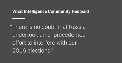 8 U S Intelligence Groups Blame Russia For Meddling But Trump Keeps