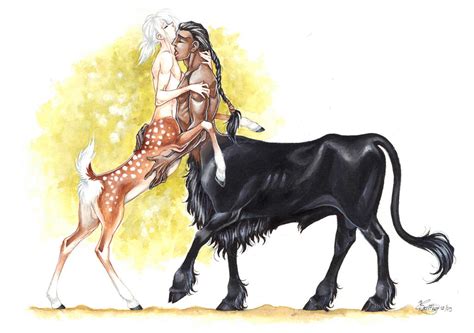 Centaurs In Love Ii By Connychiwa On Deviantart