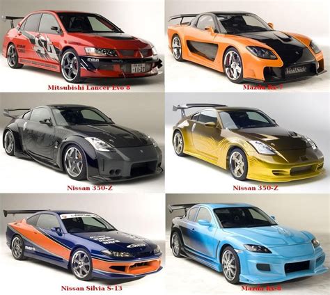 japan tokyo drift cars gallery