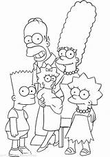 Colorare Simpson Ausmalbilder Disegno Famiglia Cartonionline Homer Bart sketch template