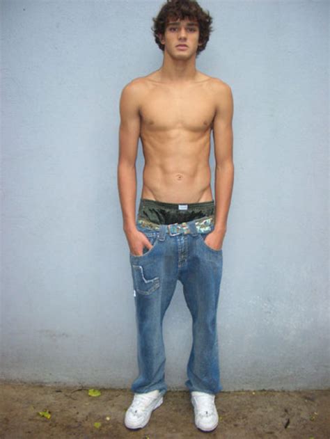 Brazilian Model Marlon Teixeira Standing Topless Picture