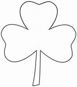 Clover Leaf Three Coloring Shamrock Clipart Pages Outline St Four Patrick Cliparts Printable Clip Drawing Print Color Large Kids March sketch template