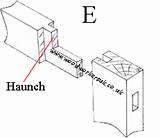 Tenon Haunched Joints Woodworking Angle Part Mortice Joint sketch template