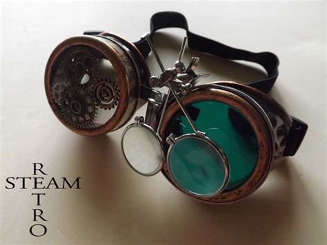 steampunk goggles glasses aviator cyber gothic welder glasses etsy in