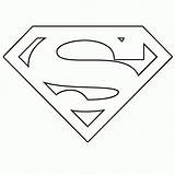 Coloring Superman Logo Pages Printable Adults Popular sketch template