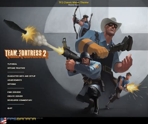 tf classic menu theme team fortress  mods
