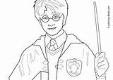 Potter Harry Coloring Pages Outline Hogwarts Ron Clipart Kids Printable Weasley Draco Malfoy Crest Color Sheets Draw Print Books Verschiedene sketch template