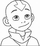 Aang Coloring Legend Portrait Avatar Pages Wecoloringpage Kunjungi sketch template